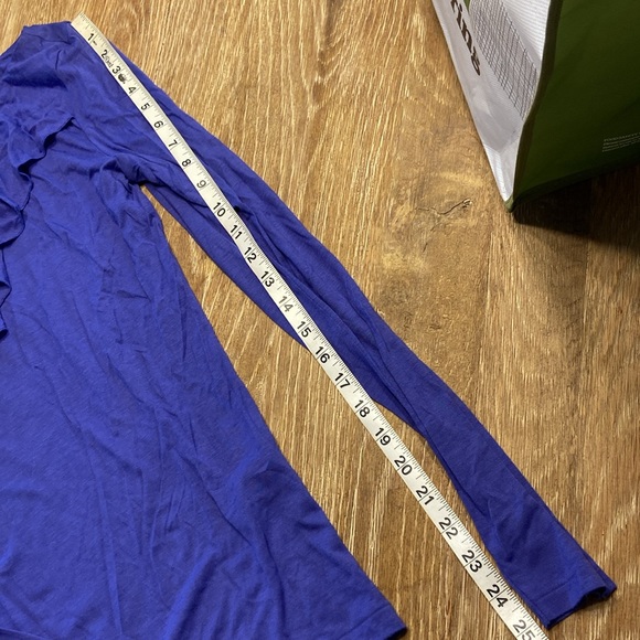 Polo Ralph Lauren blue/purple long sleeves ruffle shirt size S - Picture 5 of 5
